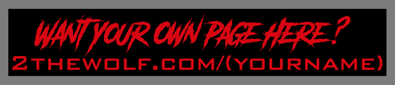 Want Your Own Page?